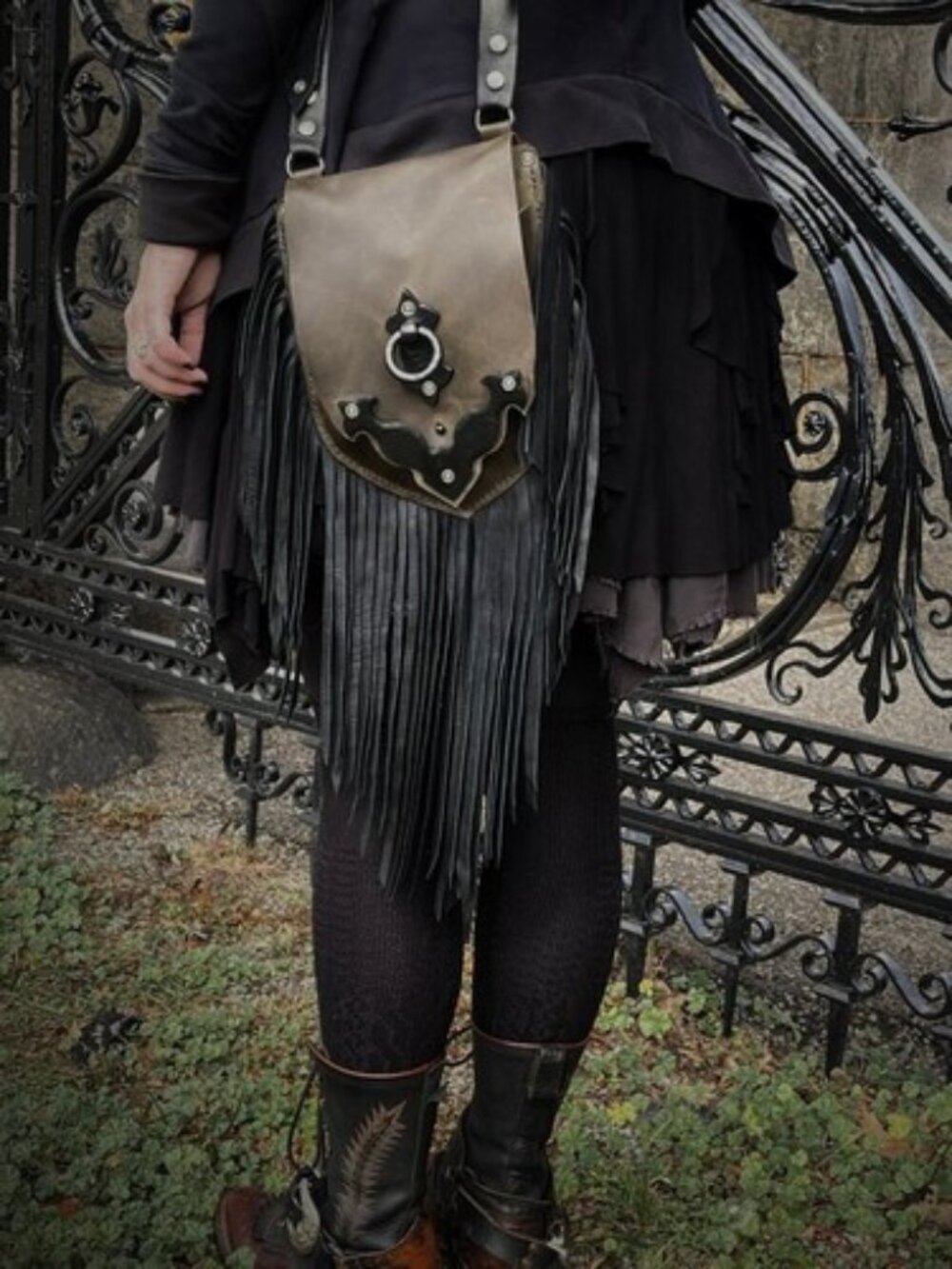 Lunation Leathers Dungeon Master Wallet & Gate Keeper Bag